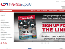 Tablet Screenshot of interlinksupply.com